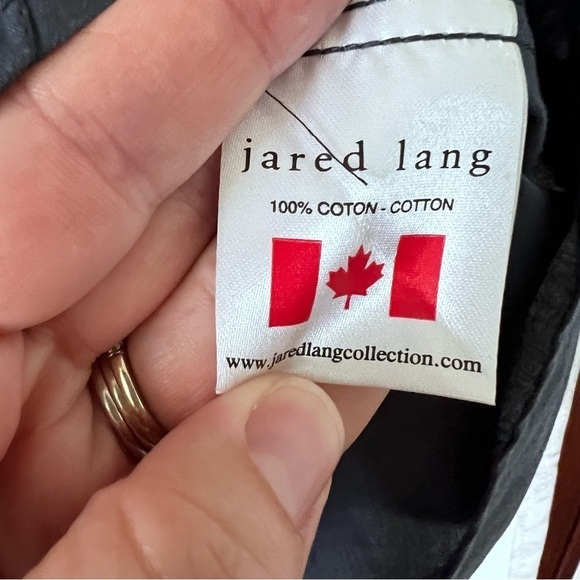 Jared Lang Button Front Shirt in Blue with Velvet Trim & Pink Plaid Contrast XL - Picture 9 of 14